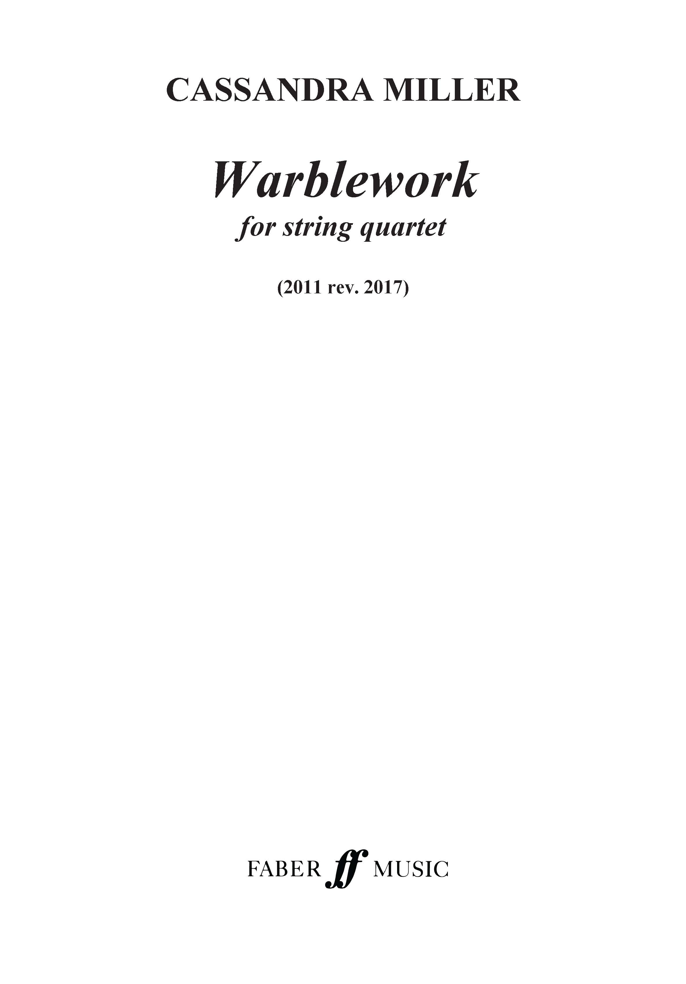 Produktbild zu: Warblework