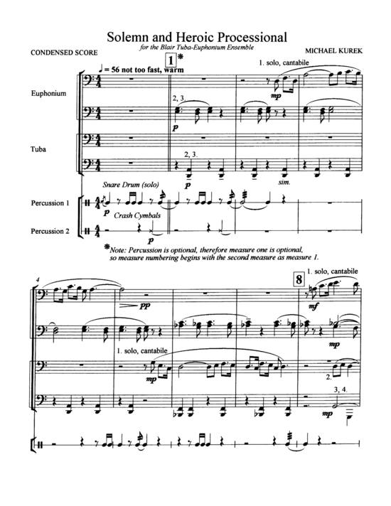 Produktbild zu: Solemn and Heroic Processional Micahel Kurek