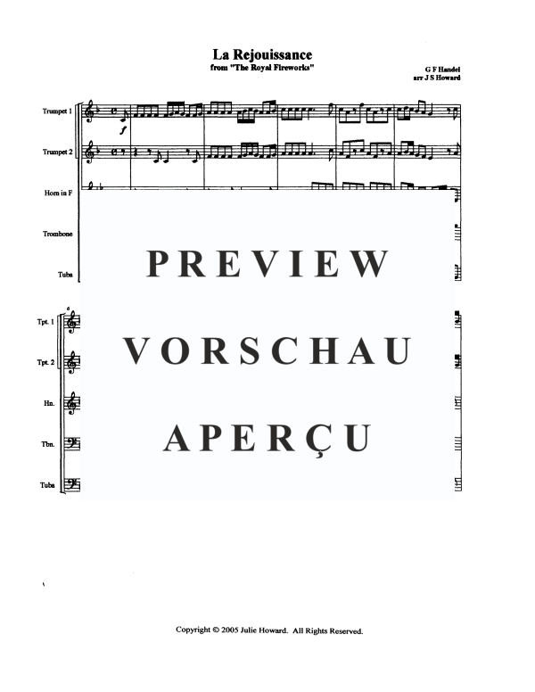 Produktgalerie: Seite 3 von 11 La Réjouissance, , Blechbläserquintett