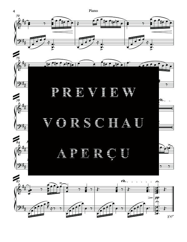 Produktgalerie: Seite 6 von 11 Pastorale: Peaceful Evening, Op. 52b, , (Blechbläser Quintett und KLavier)
