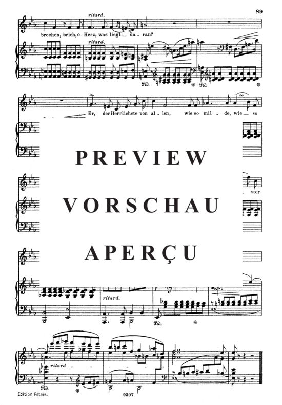 Product gallery: Page 5 of 5 Er, der Herrlichste von allen, Op.42 No.2, , High Voice and Piano