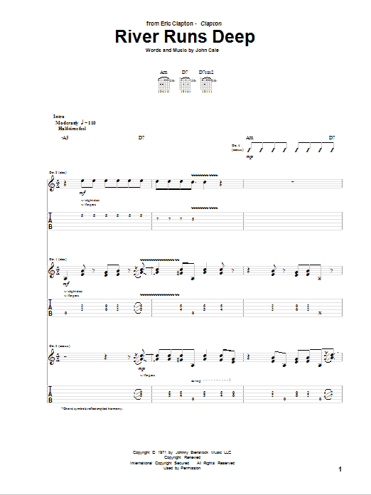 Product picture to:  River Runs Deep - Eric Clapton