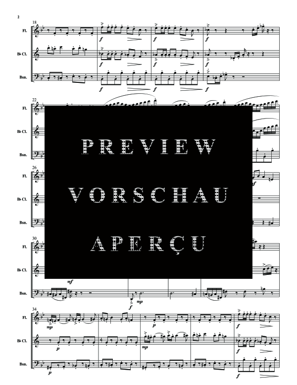 Product gallery: Page 5 of 11 Carmen Vignettes, , (woodwind trio flute, clarinet and bassoon)