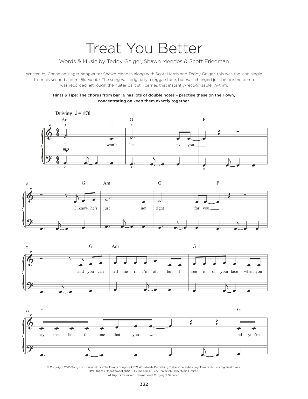 Produktbild zu:  Treat You Better - Shawn Mendes