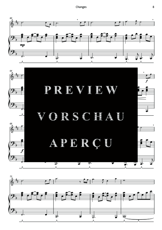 Produktgalerie: Seite 10 von 11 Changes - Gentle Melodies for Weddings, Church, and Other Occasions, , Altsaxophon und Klavier