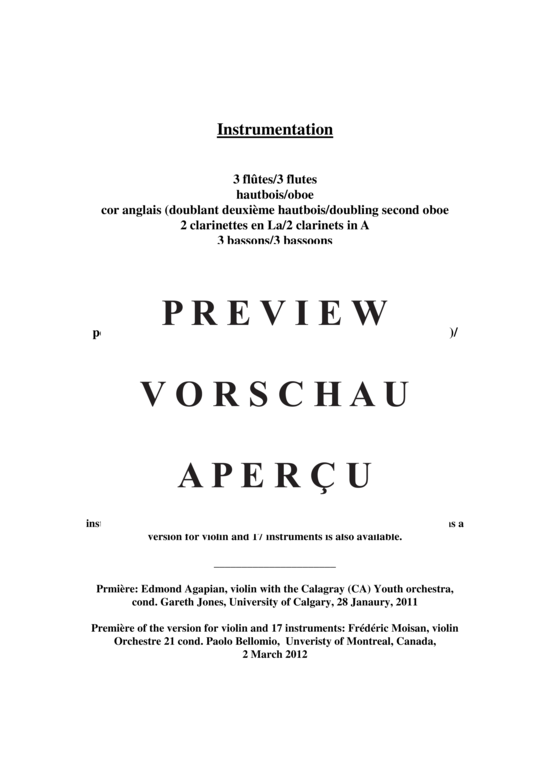 gallery: Sérénade for violin and orchestra , , (Orchester + Violine Solo)