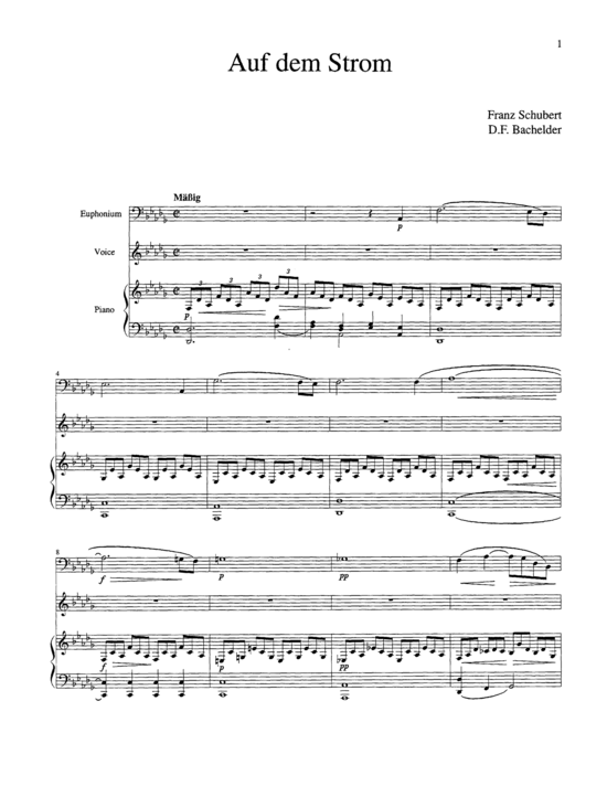 Produktbild zu: Auf dem Strom Franz Schubert
