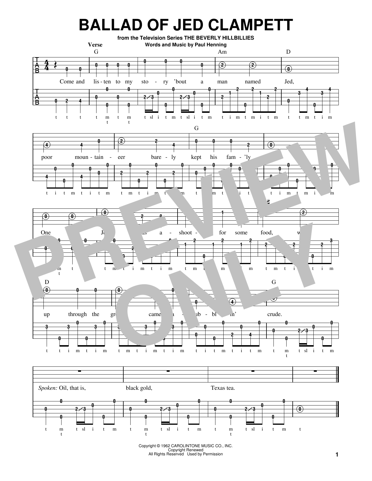 Product picture to:  Ballad Of Jed Clampett (from The Beverly Hillbillies) - Lester Flatt & Earl Scruggs