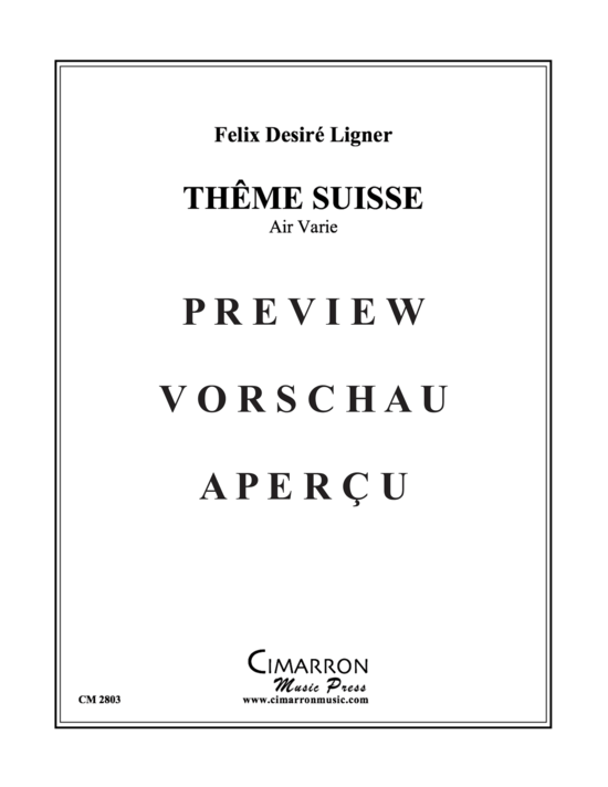 Produktgalerie: Seite 2 von 18 Theme Suisse , , (Trompete in B + Klavier)