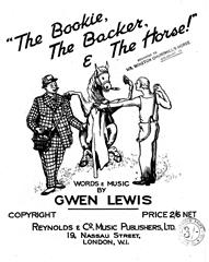 cover: The Bookie, The Backer, & The Horse, Gwen Lewis