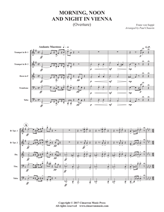 Produktbild zu: Morning, Noon and Nightin Vienna (Overture) Franz Von Suppé