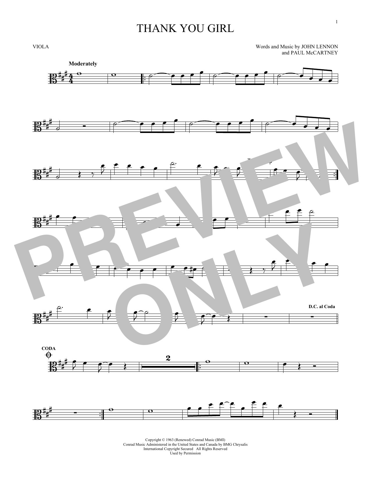 Product gallery: Page 1 of 1 Thank You Girl, The Beatles