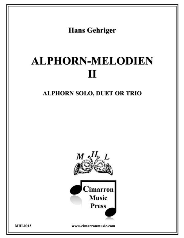 Produktbild zu: Alphornmelodien IIGehringer, Hans