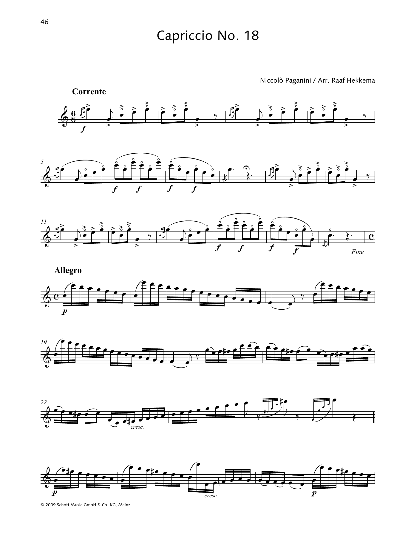 Product picture to: Capriccio No. 18