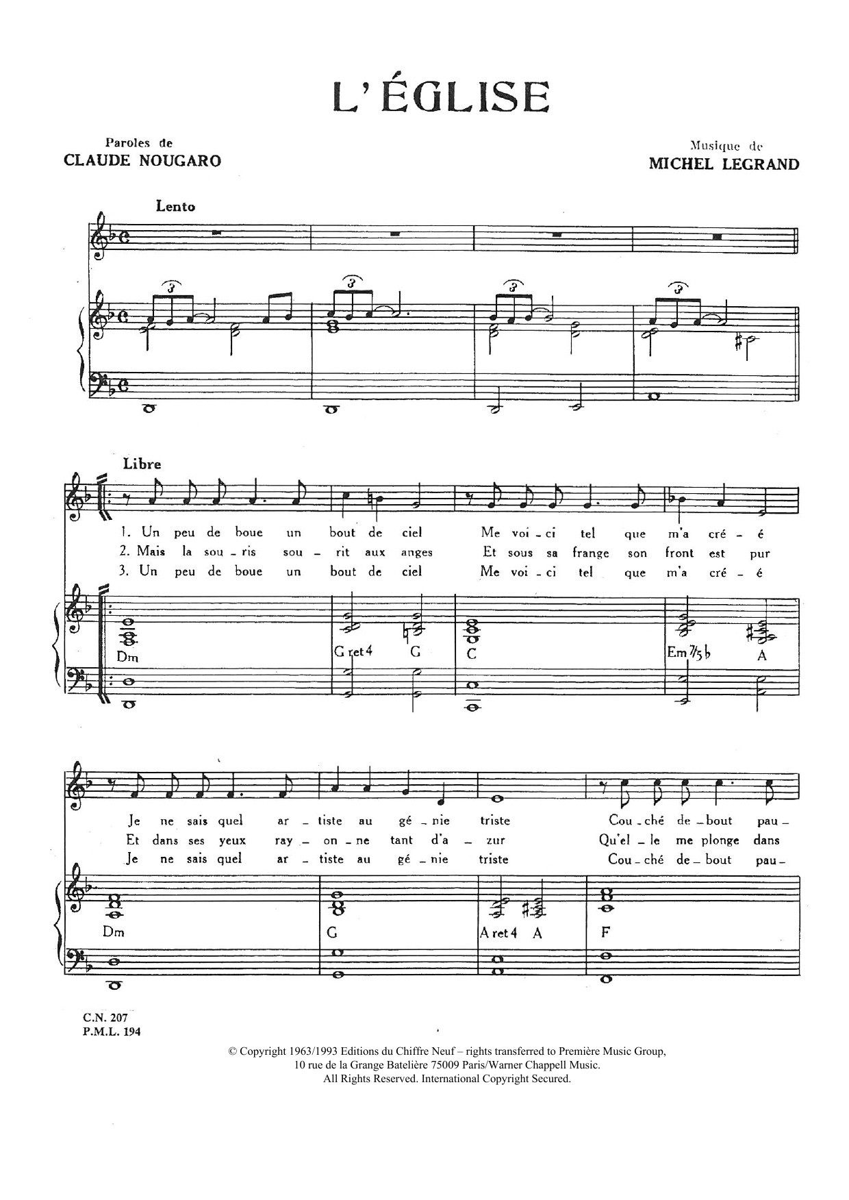 Produktbild zu: L'eglise