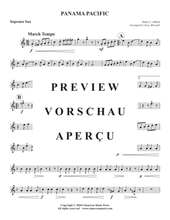 Product gallery: Page 7 of 14 Panama Pacific , , (Saxophone Quartet SATB)