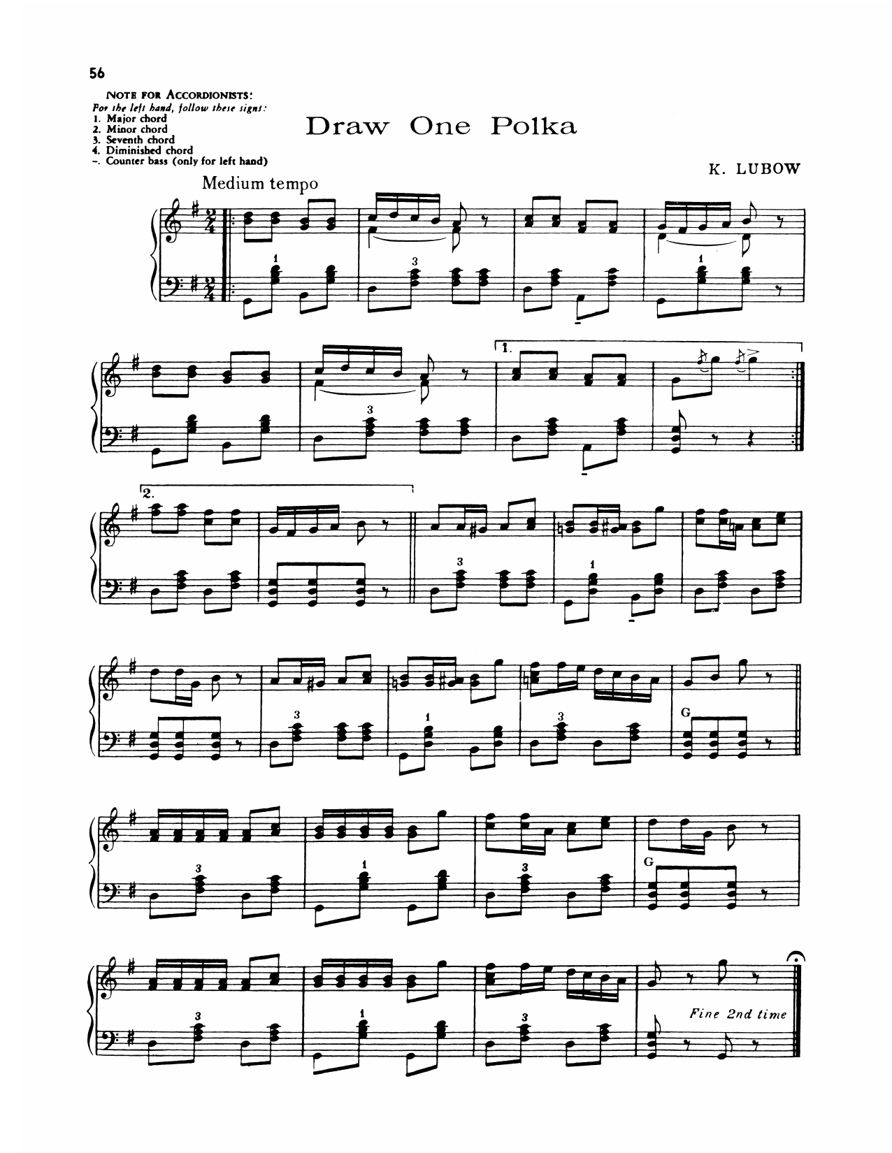 Produktgalerie: Seite 1 von 1 Draw One Polka, Lawrence Welk, Klavier