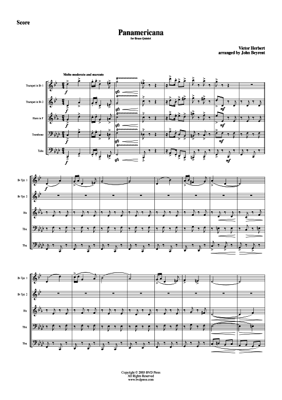 Produktbild zu: Panamericana Victor Herbert (arr. Beyrent)