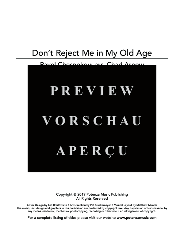 Produktgalerie: Seite 3 von 11 Don´t Reject Me in My Old Age, , (Ensemble Posaune)
