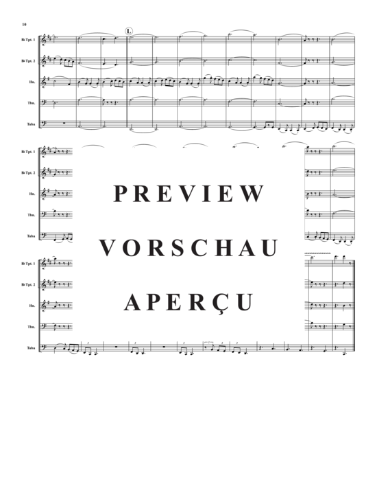 Produktgalerie: Seite 11 von 21 Zwei Sätze aus St. Paul´s Suite , , (Blechbläser-Quintett)