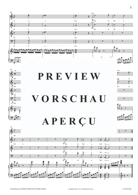 Produktgalerie: Seite 7 von 9 Salve Domine, , Gemischter Chor und Klavier