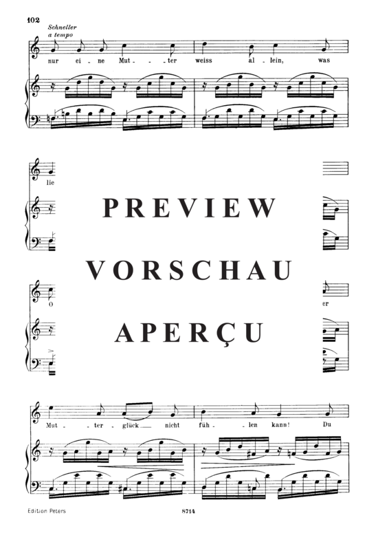 Product gallery: Page 4 of 5 An meinem Herzen, an meiner Brust, Op. 42 No.7, , Medium Voice and Piano