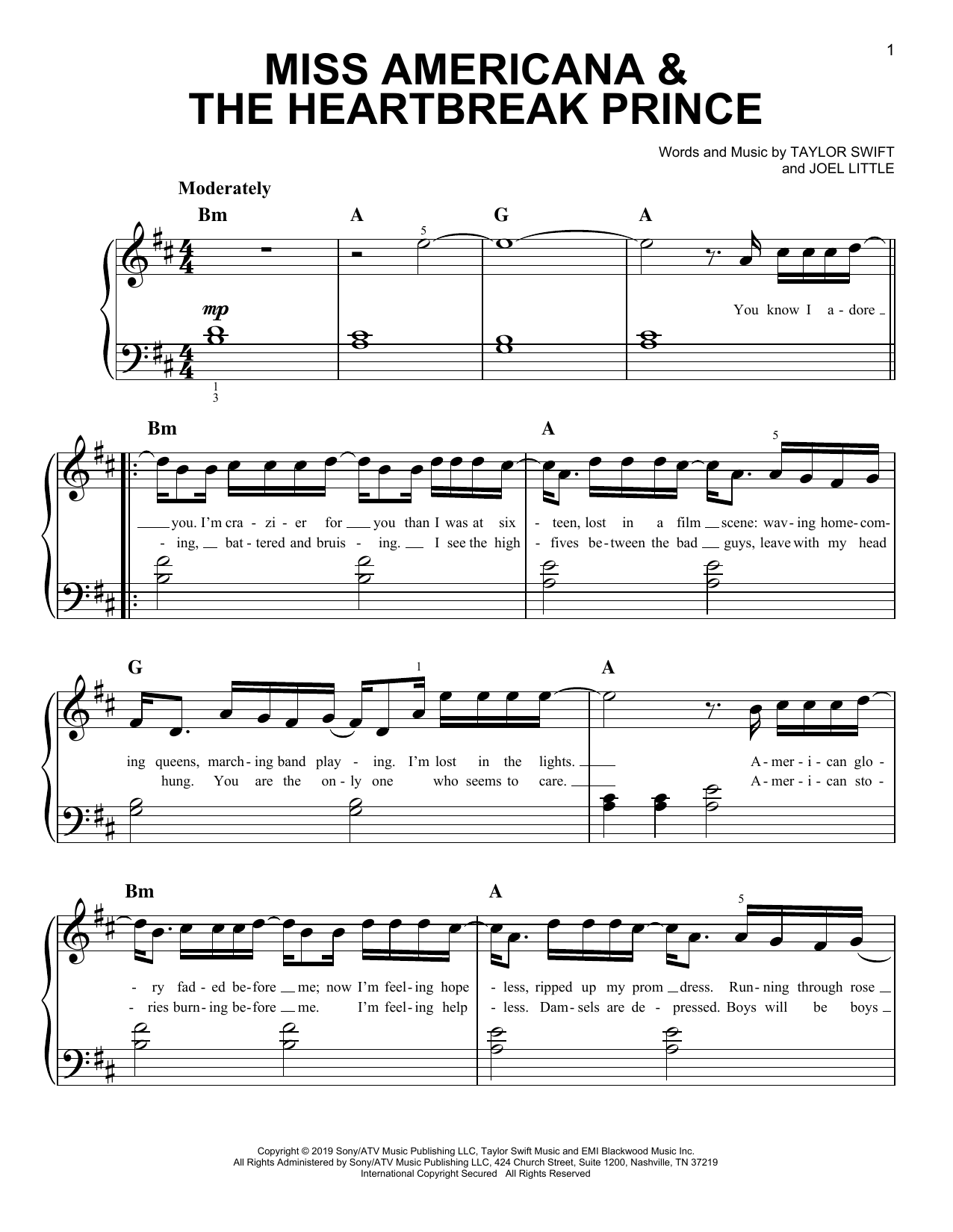 Produktbild zu: Miss Americana & The Heartbreak Prince