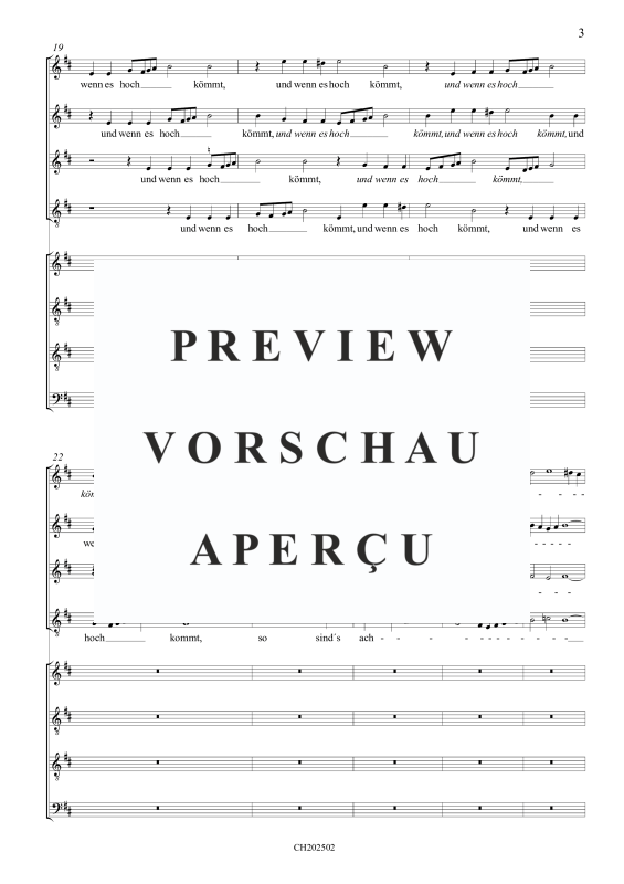 Product gallery: Page 4 of 11 Unser Leben währet siebenzig Jahr, , (mixed choir 8 voices)