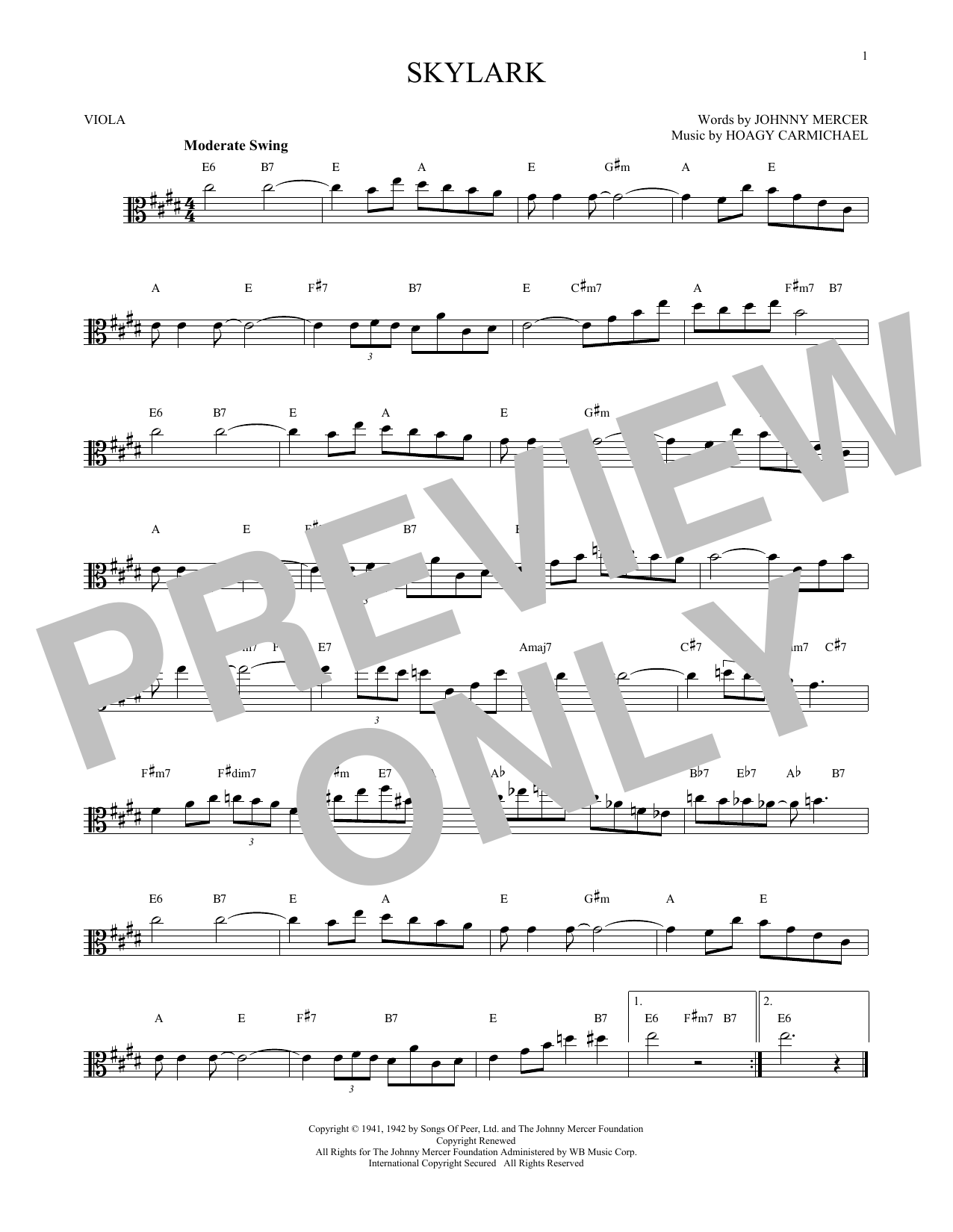 Product gallery: Page 1 of 1 Skylark, Hoagy Carmichael