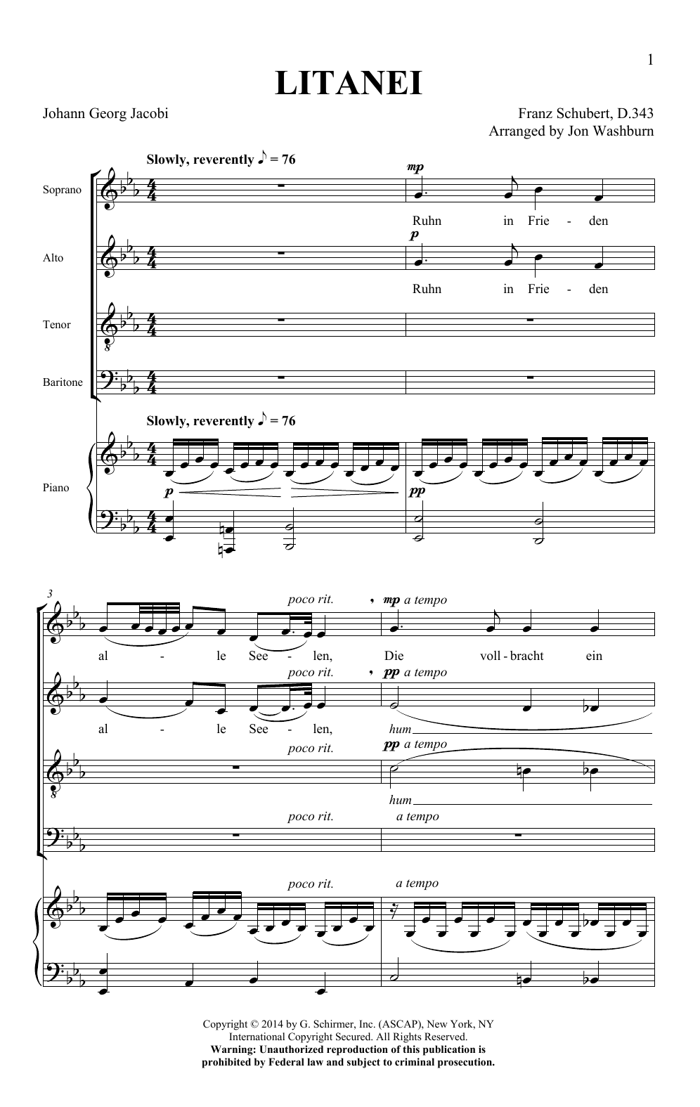Produktbild zu: Litanei