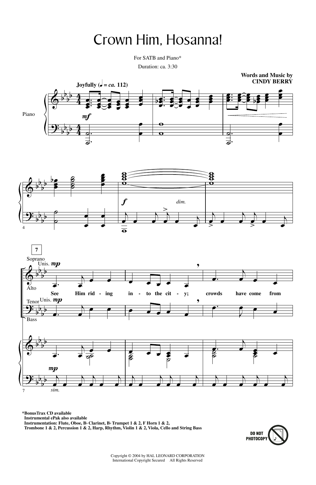 Produktbild zu: Crown Him Hosanna