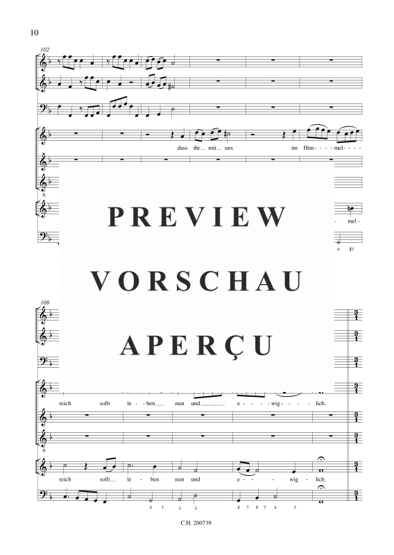 gallery: Vom Himmel hoch - Englischer Lobgesang, , (Doppelchor, Soli, 3 Violinen, 2 Trombonen, Violone und BC)