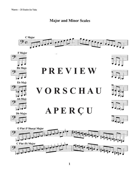 Product gallery: Page 9 of 21 Twenty Etudes and Four Duets , , (Tuba Solo)