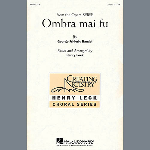 Produktbild zu: Ombra Mai Fu (from Serse) (arr. Henry Leck)