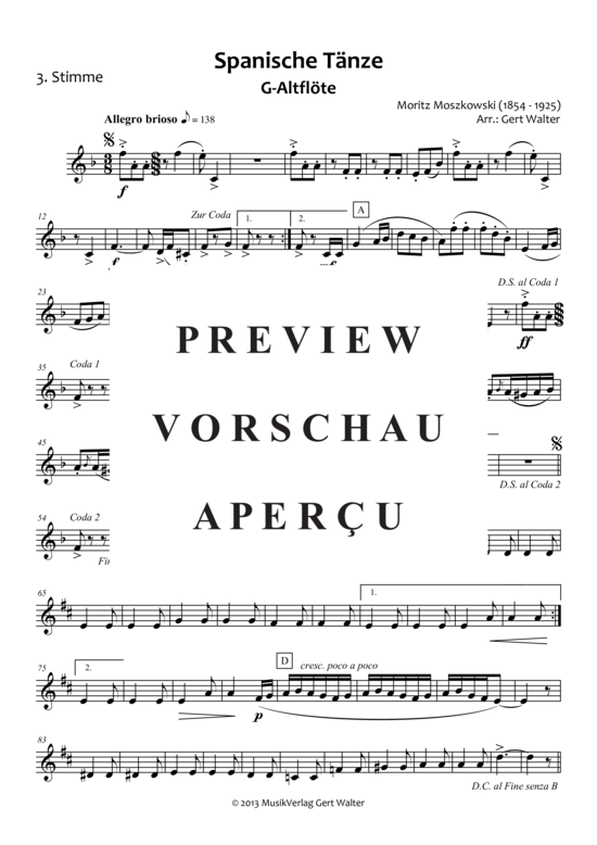 Produktgalerie: Seite 21 von 21 Spanische Tänze Opus 12 , , (Quintett flexible Besetzung)