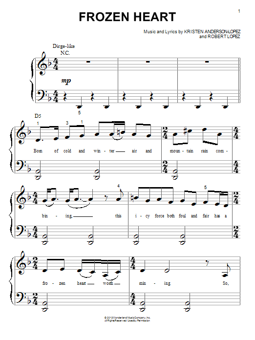 Produktbild zu: Frozen Heart (from Disney's Frozen)