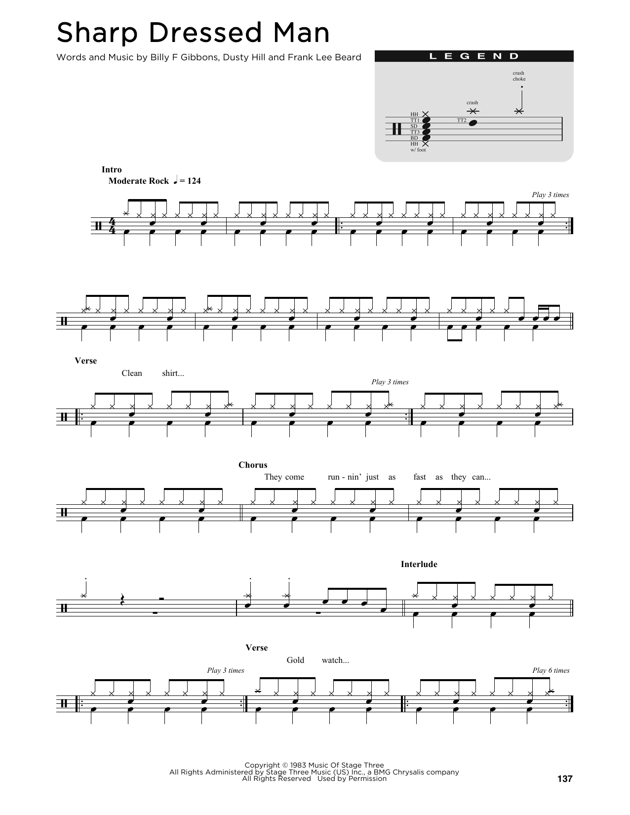 Product gallery: Page 1 of 1 Sharp Dressed Man, ZZ Top