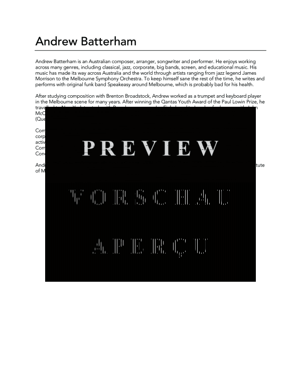 Produktgalerie: Seite 6 von 11 Melbourne Mosaic, , (Blechbläser Quintett)