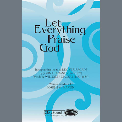 cover: Let Everything Praise God, Joseph M. Martin, Chor