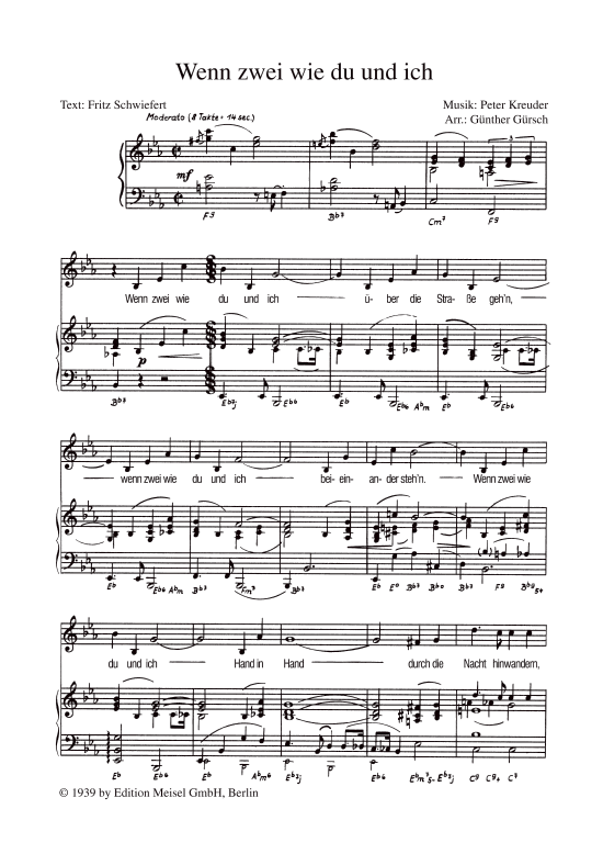 Produktbild zu: Wenn zwei wie du und ich