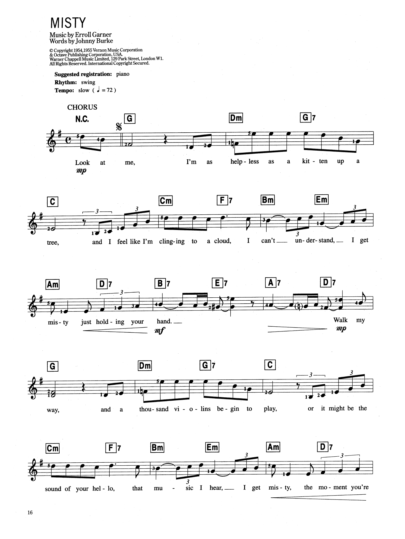 Produktgalerie: Seite 1 von 1 Misty, Erroll Garner