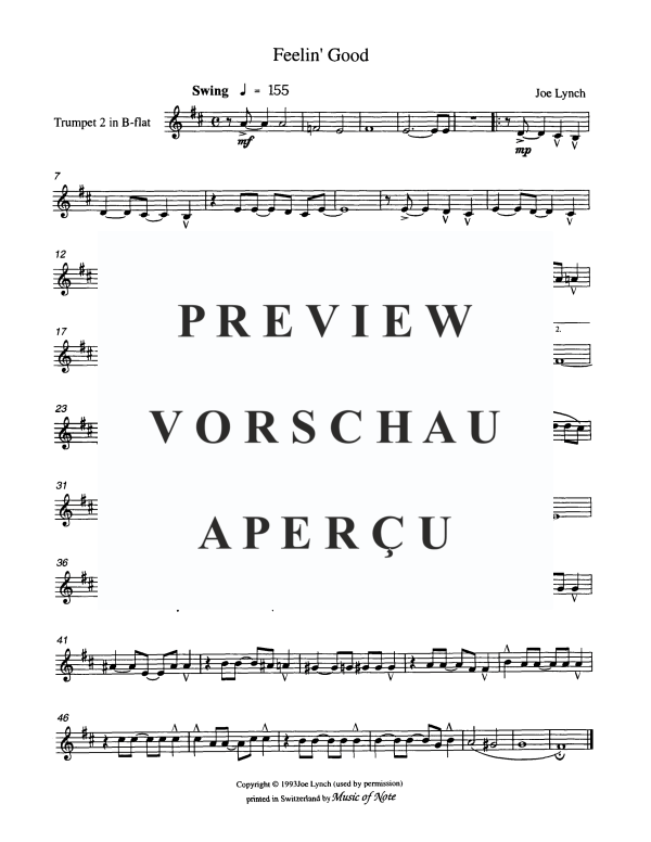 Produktgalerie: Seite 7 von 10 Feelin' Good, , Blechbläserquintett