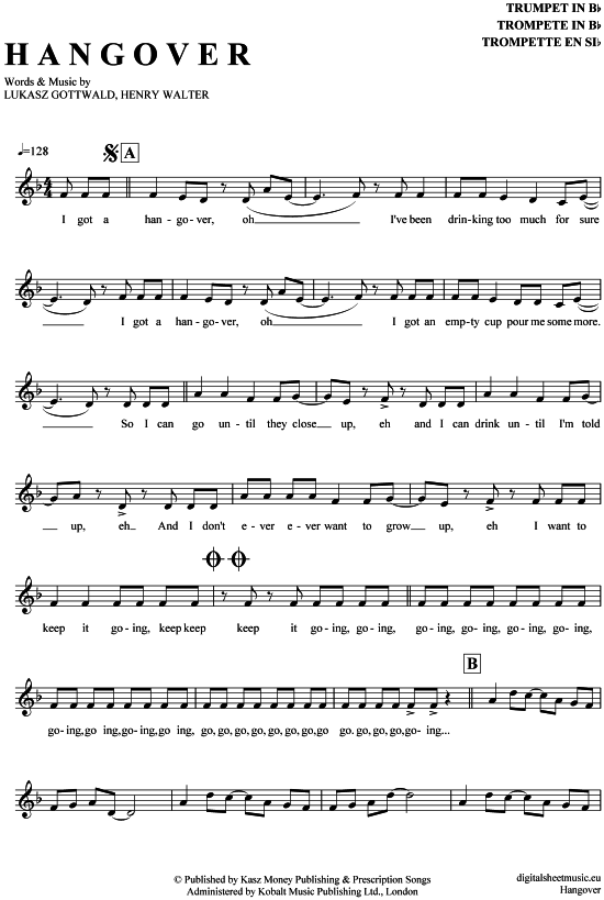 Produktbild zu: Hangover Taio Cruz