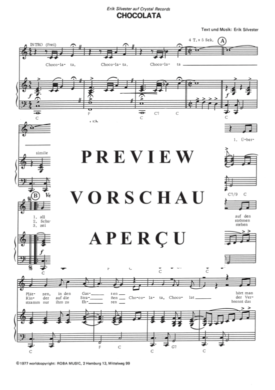 Produktgalerie: Seite 3 von 5 Chocolata , Erik Silvester, Klavier und Gesang