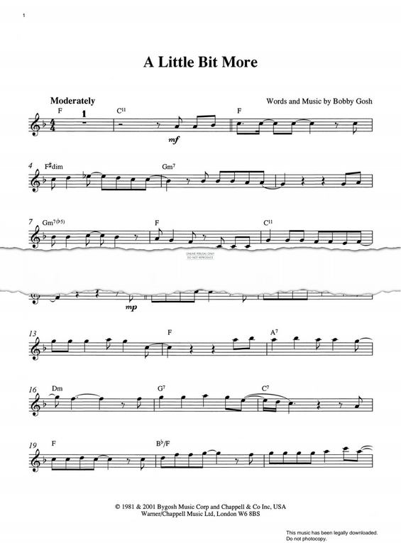 Product gallery: Page 1 of 1 A Little Bit More, Bobby Gosh