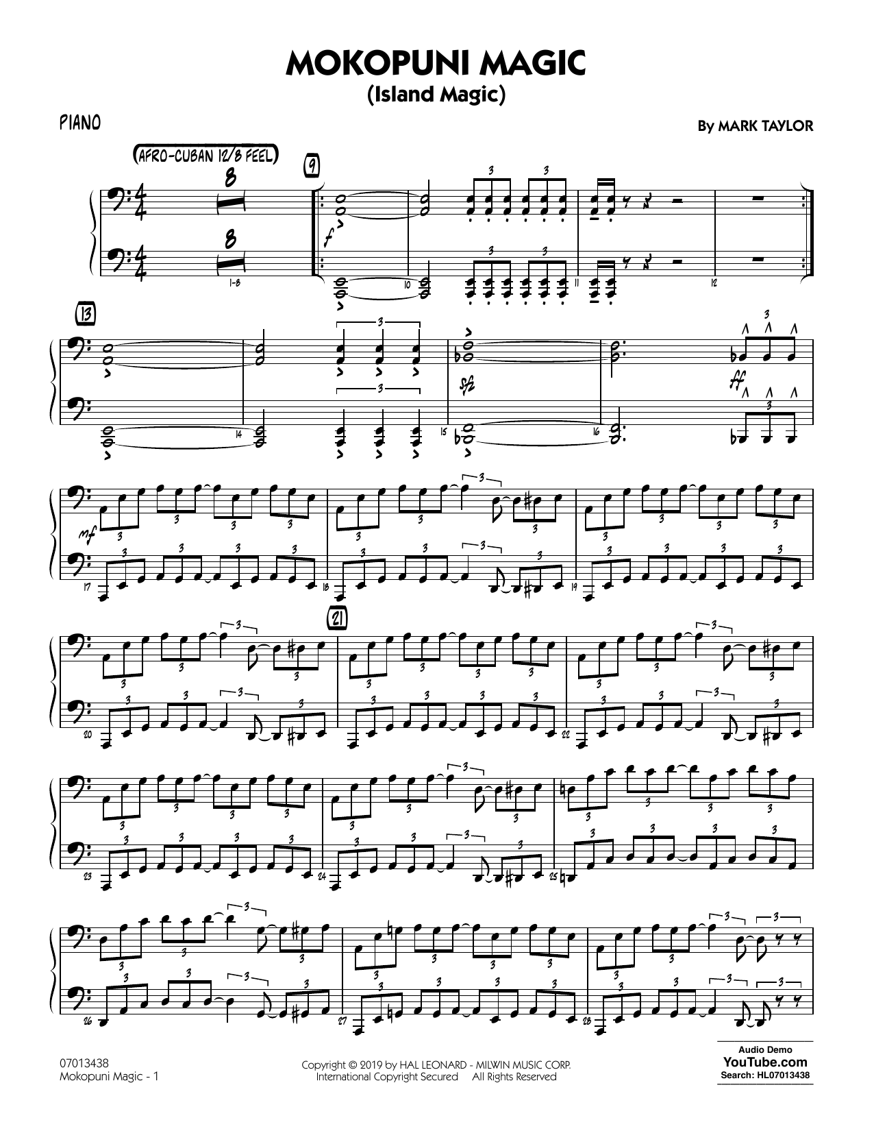 Produktgalerie: Seite 1 von 1 Mokopuni Magic (Island Magic) - Piano, Mark Taylor