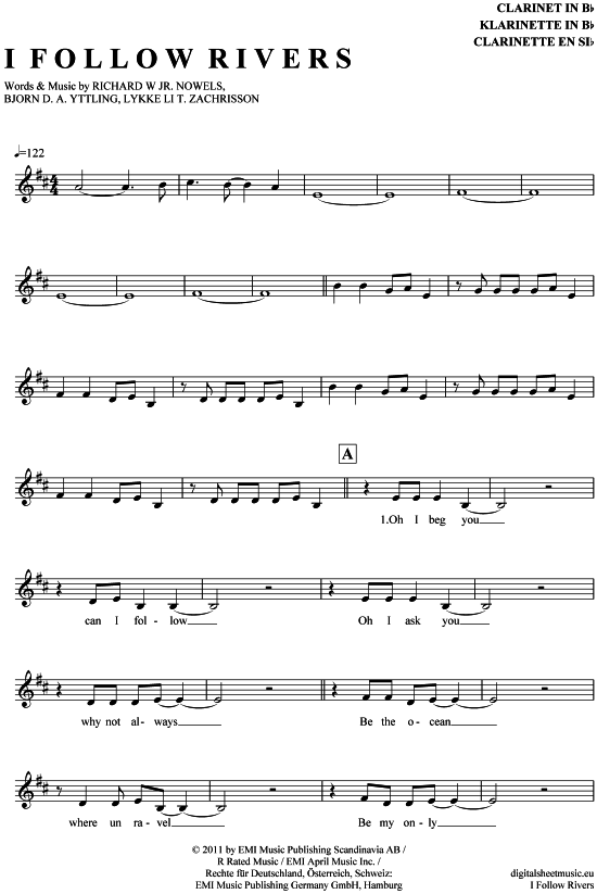 Product picture to: I follow rivers Lykke Li