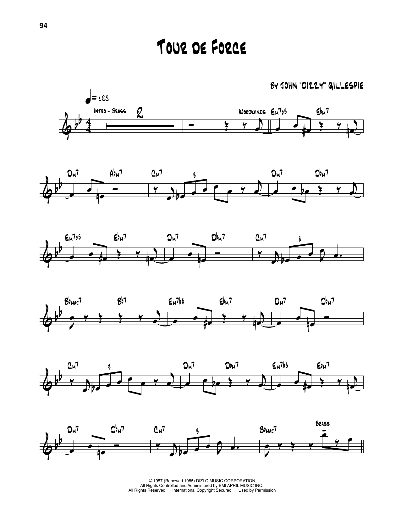 Produktgalerie: Seite 1 von 1 Tour De Force, Dizzy Gillespie, Trompete