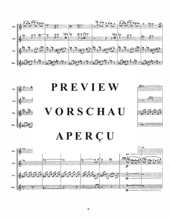 Product gallery: Page 8 of 21 Dream Visions , , (Saxophonquartett SATB)