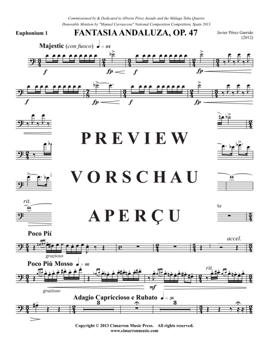 Product gallery: Page 7 of 18 Fantasia Andaluza, Op. 47 , , (2x Baritone, 2x Tuba)